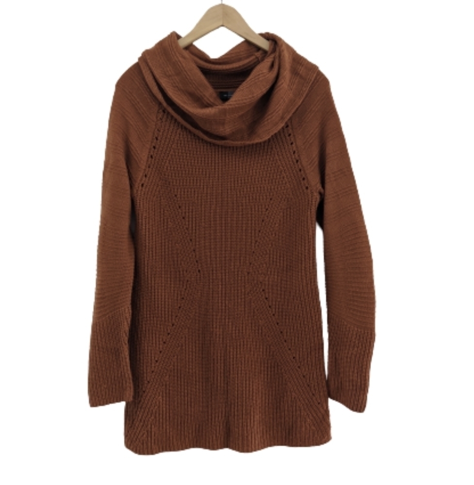 4/$25The Limited Burnt Orange Cowl Neck Sweater - Sz S